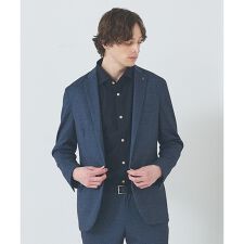 【セットアップ対応】チェック柄 ライトポンチ ジャケット / FLEX JACK