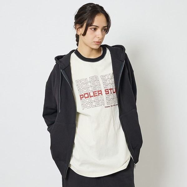 [�}���C]�yDISCUS ATHLETIC / �f�B�X�J�X�zFull Zip PK / ��/�A�o�n�E�X�iABAHOUSE�j �u���b�N