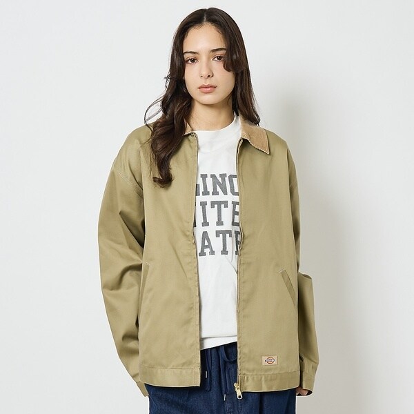 [�}���C]�yDickies / �f�B�b�L�[�Y�zTwill Eisenhower Jacke/�A�o�n�E�X�iABAHOUSE�j �x�[�W��