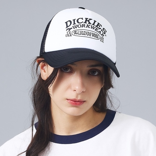 [�}���C]�yDickies / �f�B�b�L�[�Y�zWORKMOTIF MESH CAP/���[�N/�A�o�n�E�X�iABAHOUSE�j �z���C�g