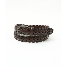 【ON/OFF兼用】レザー メッシュ ベルト