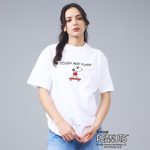 [�}���C]�yPEANUTS x BEEFY-T�z�N���[�l�b�N����T�V���c / 26SS //�A�o�n�E�X�iABAHOUSE�j �I�t�z���C�g