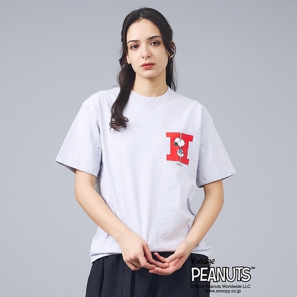 [�}���C]�yPEANUTS x BEEFY-T�z�N���[�l�b�N����T�V���c / 26SS //�A�o�n�E�X�iABAHOUSE�j �O���[�n���̑�1