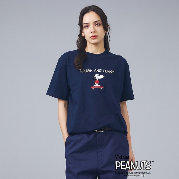 [�}���C]�yPEANUTS x BEEFY-T�z�N���[�l�b�N����T�V���c / 26SS //�A�o�n�E�X�iABAHOUSE�j �l�C�r�[