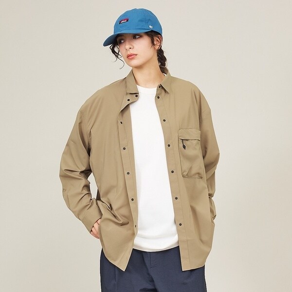 [�}���C]�yNANGA /�i���K�zPLC EXCURSION SHIRT /N2500-1/�A�o�n�E�X�iABAHOUSE�j �J�[�L