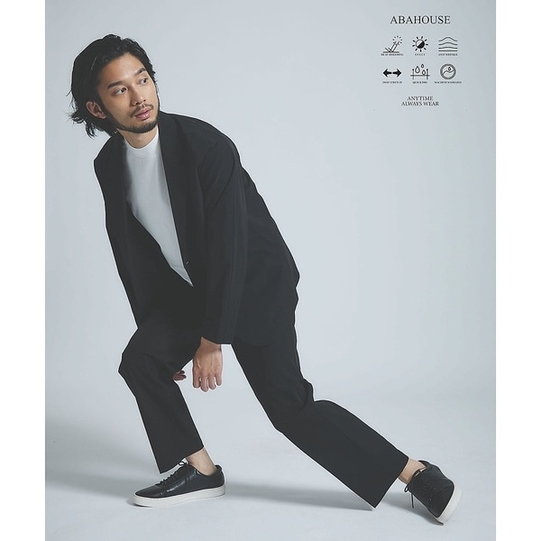 美品⭐️ABAHOUSE アバハウス セットアップ ジャージ素材 洗える 春夏 美品⭐️ABAHOUSE アバハウス セットアップ ジャージ素材 洗える 春夏