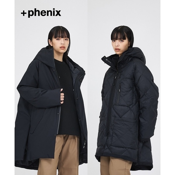 PUERTO リバーシブルダウン 別注【＋phenix / プラスフェニックス】リバーシブル ダウンコート