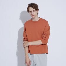 ミラノリブ スムース プルオーバー ニット