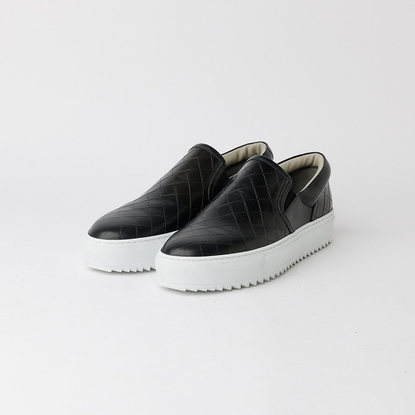 LEON別注】クロコ型押し センタージップスニーカー | アルフレッド