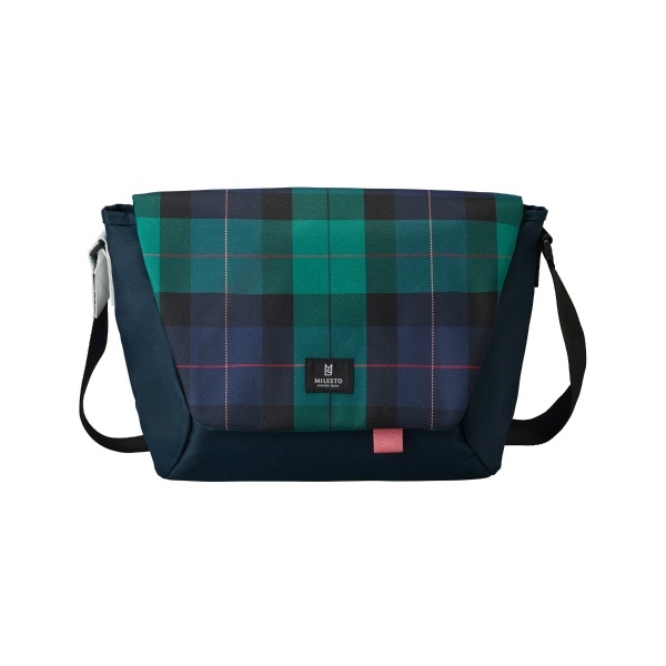 Navy Argyle Messanger Bag（L）Cosme Pouch 新発売 11025円引き hm74