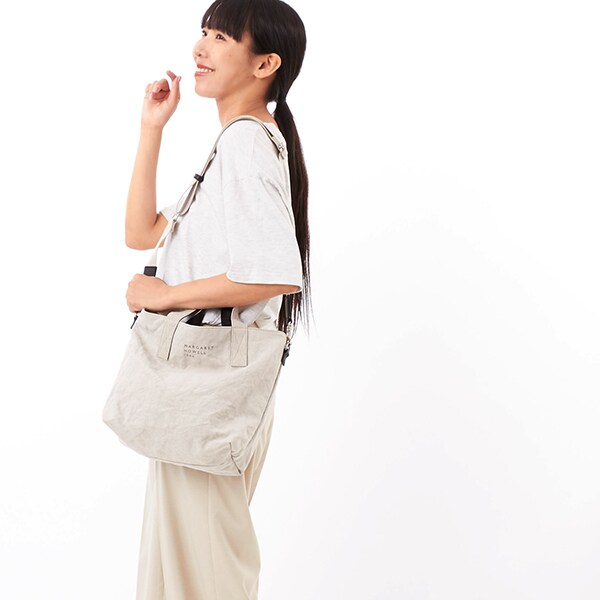 レディース 【美品】MARGARET HOWELLidea ニューバイ 2WAYトート