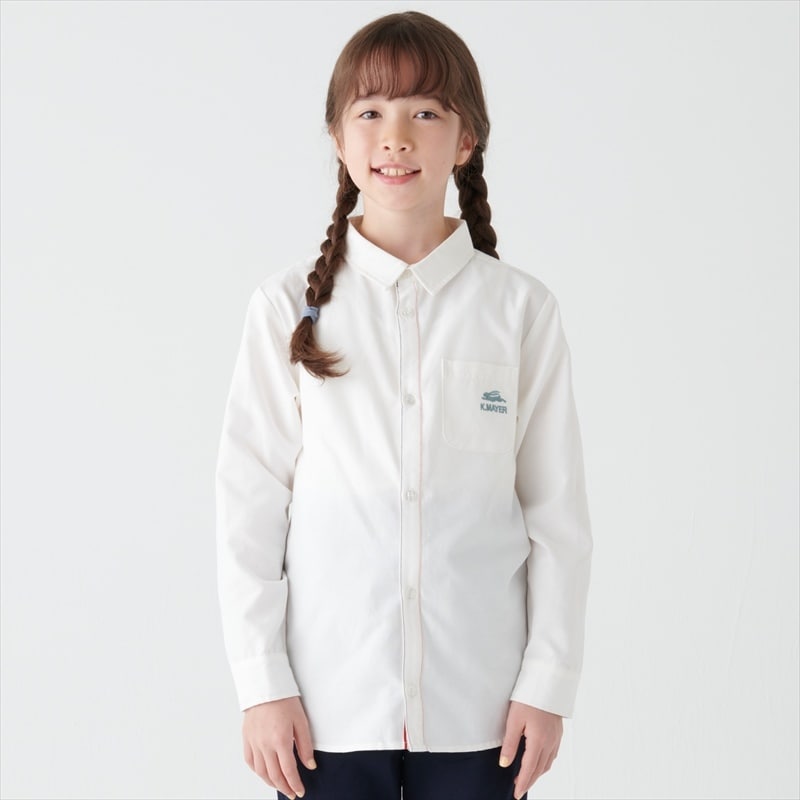 未使用ラルフローレン ストライプド コットン ポプリン シャツ サイズ 160 ストライプド コットン ポプリン シャツ | POLO RALPH LAUREN