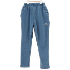 【まるで"着る毛布"】裏シャギー デニム パンツ 120cm～170cm