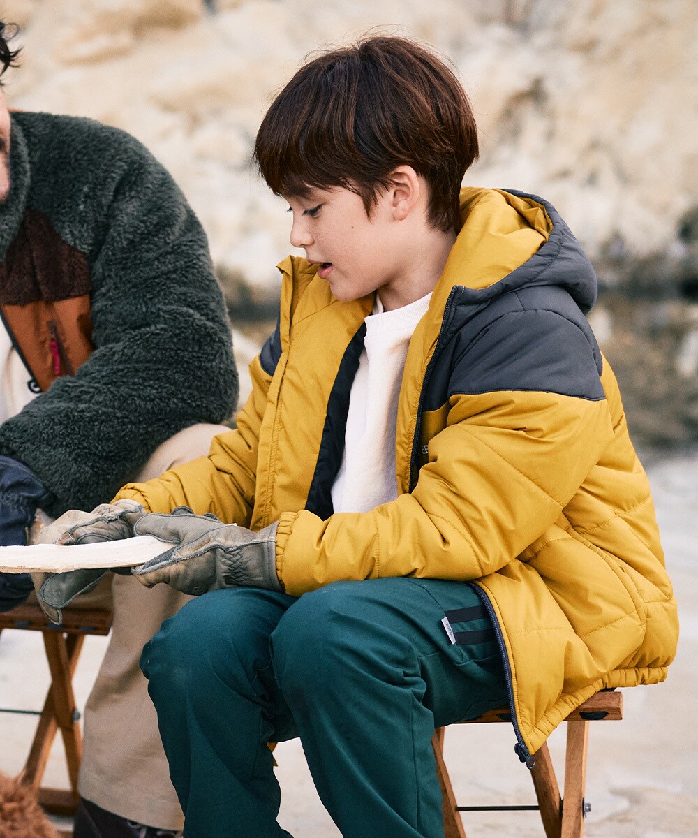 高機能 グースリー素材 中綿ジャンパー | ミキハウス ホットビスケッツ