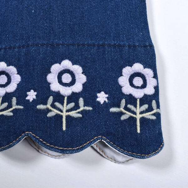 裾 スカラップ 花 刺繍 ストレッチ デニム パンツ （９０～１３０ｃｍ） | スラップスリップ(SLAP SLIP) | 1809-47043 |  ファッション通販 マルイウェブチャネル