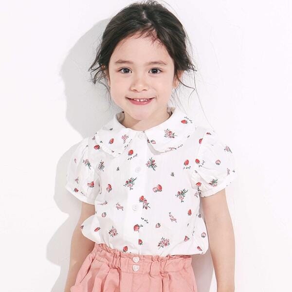フラワー装飾パフスリーブクロップドトップ 50%OFF】shoulder puff top～ｼｮﾙﾀﾞｰﾊﾟﾌﾄｯﾌﾟ | flower／フラワー