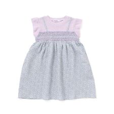 花柄シフォンドッキングワンピース(80~130cm)