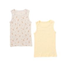 スラップスリップ(SLAP SLIP)の【スララク/吸汗速乾】綿100%汗とムレにサラば！わくわくサラッとタンクトップ2枚セット(80~13