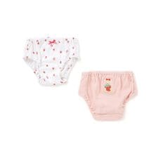 【スララク/吸汗速乾】綿100%汗とムレにサラば！ときめきサラッとショーツ2枚セット(100~130