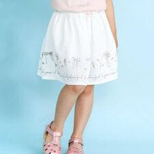 リボンアイス裾プリントスカパン(90~130cm)