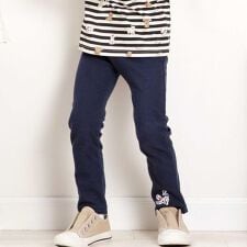 スラップスリップ(SLAP SLIP)の【スララク/防汚加工/オーガニックコットン】前後フリーで時短！パパパッと穿ける9分丈前向きパンツ(8