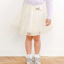 ウエストリボンキラキララメチュールスカート(90~130cm)
