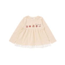 スラップスリップ(SLAP SLIP)の裾シフォンアニマルクマウサギネコスイーツモチーフTシャツ(80~130cm)