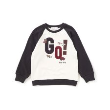 スラップスリップ(SLAP SLIP)のはたらくくるまおもちゃぽこぽこサガラ刺しゅうラグラントレーナー(80~130cm)