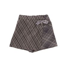 【お揃い】リボン付きチェックフラップスカパン(90~130cm)