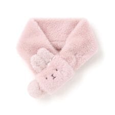 スラップスリップ(SLAP SLIP)のネコウサギクマアニマルモチーフふわふわファーマフラー