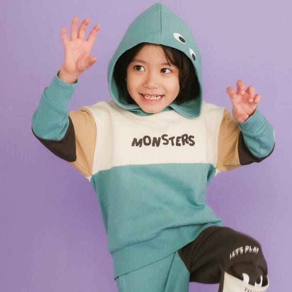 ⚠️トレーナー⚠️ ぎょろぎょろモンスターかくれんぼトレーナー(80~130cm) | スラップ