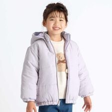 無地プリント柄リバーシブルコート(80~130cm)