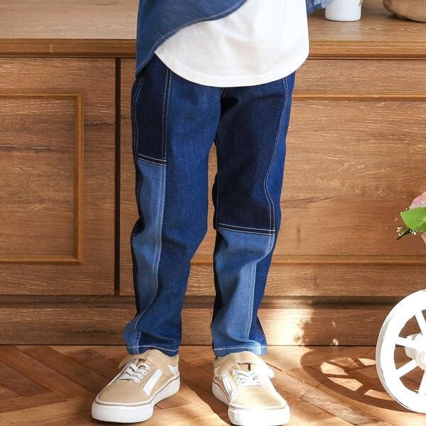 はたらくくるまブランドネームタグ切り替えパンツ(80~130cm