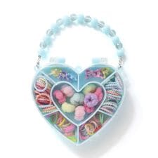 ハートミラーケース付きヘアアクセサリーセット