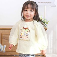 シナモロールポムポムプリンフロントプリント袖チュールTシャツ(80~130cm)