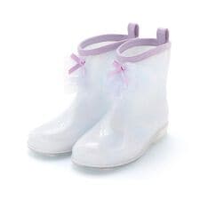 【お揃い】オーロラキラキラプリント総柄レインブーツ(13~18cm)