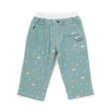 恐竜海の生き物総柄7分丈パンツ(80~130cm)