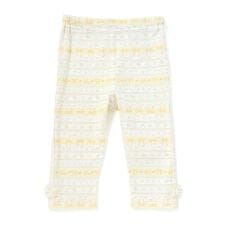 【お揃い】無地&総柄6分丈レギンス(80~130cm)