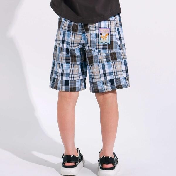 チェック柄ショートパンツ(80~130cm) | スラップスリップ(SLAP SLIP