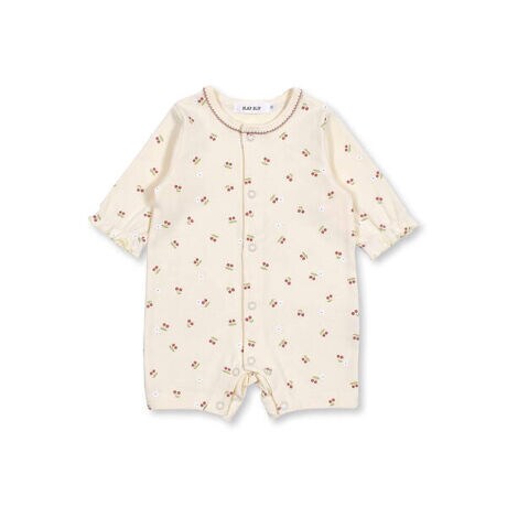 チェリー 花 くるま プリント フリル ポケット ロンパース ベビー ７０ ８０ｃｍ スラップスリップ ベビー Slap Slip Baby 17 ファッション通販 マルイウェブチャネル