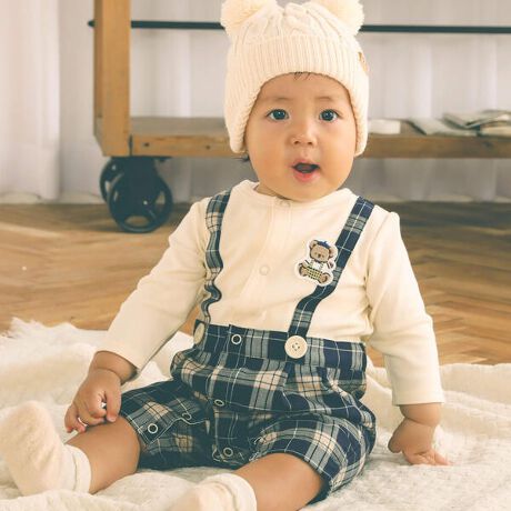 ☆オーダー承ります☆ 赤ちゃん お洋服 サマーサロペットパンツ 