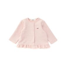 スラップスリップ ベビー(SLAP SLIP BABY)の【お揃い】チェリー柄裾フリルジャケットベビー(70~80cm)