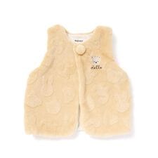 スラップスリップ ベビー(SLAP SLIP BABY)の【お揃い】アニマルクマウサギネコ恐竜ポコポコボアベストベビー(70~80cm)