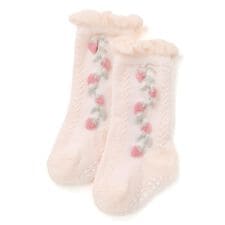スラップスリップ ベビー(SLAP SLIP BABY)のフルーツ柄ハイソックスベビー(9~12cm)