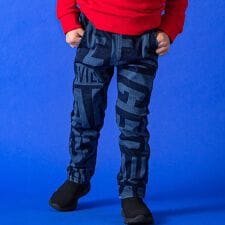 WASKロゴストレッチデニム裏起毛パンツ(100~160cm)