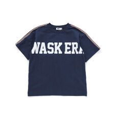 【速乾】【お揃い】袖柄テープ天竺Tシャツ(100~160cm)