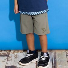 5分丈サイド切り替え刺しゅうパンツ(100~160cm)