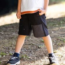 5.5分丈ファスナーポケットパンツ(100~160cm)