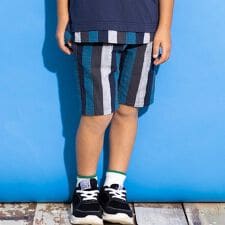 5分丈マルチカラーストライプパンツ(100~160cm)