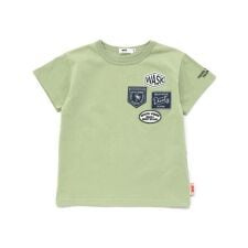 【接触冷感】ロゴワッペンTシャツ(100~160cm)